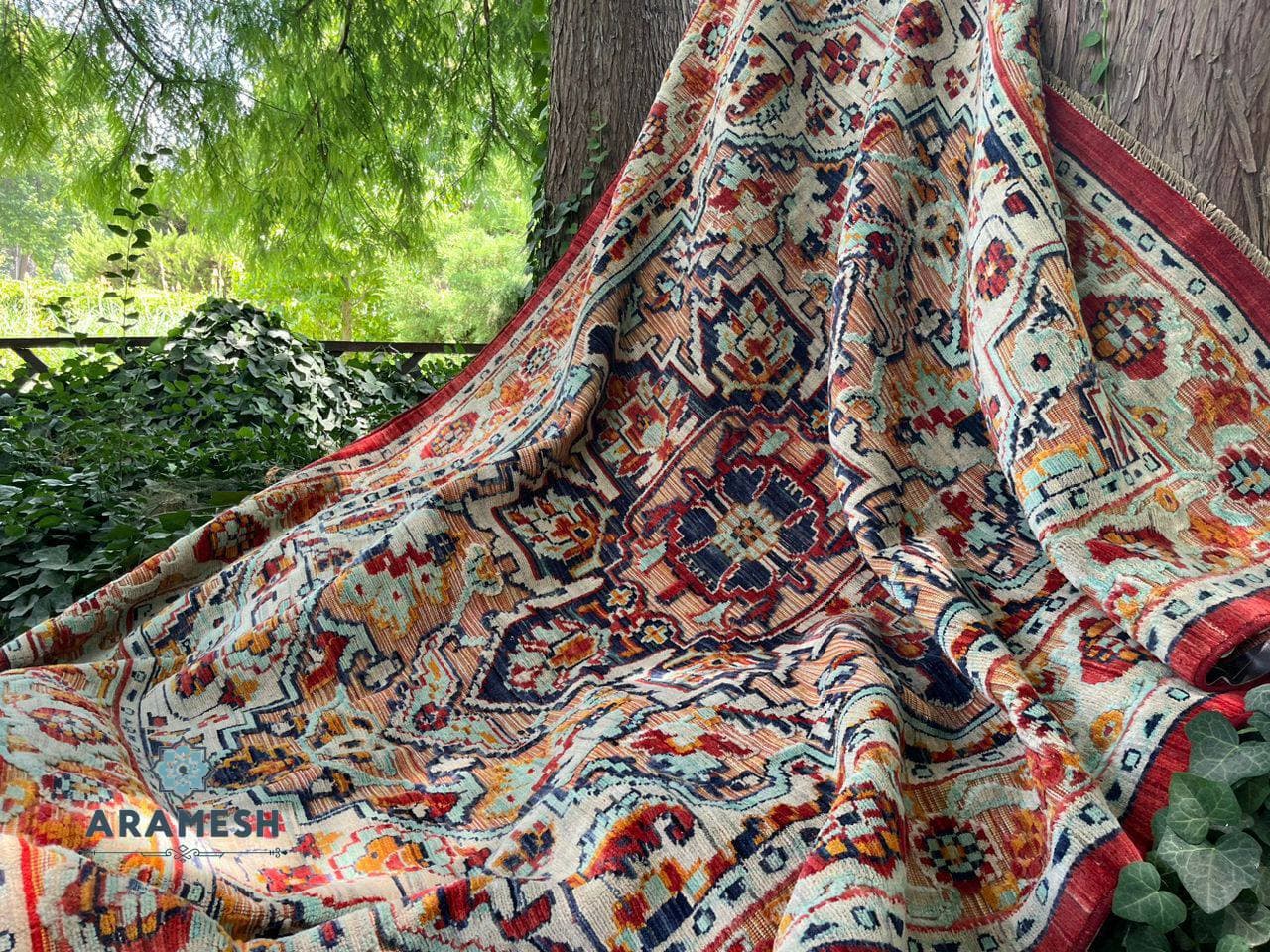 تصویر فرش پشمی سلطان آباد کد 16 — نمای 1