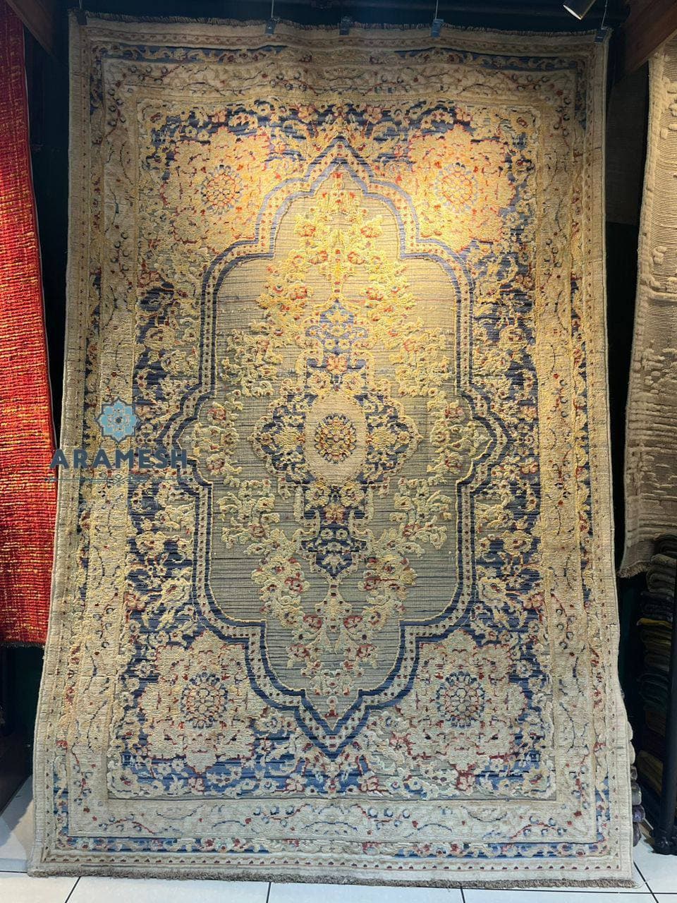 تصویر فرش پشمی سلطان آباد کد 22 — نمای 1
