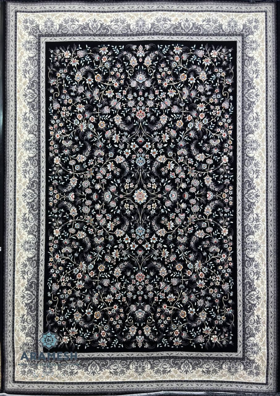 تصویر فرش اوستا 700 شانه رنگ سرمه ای — نمای 1