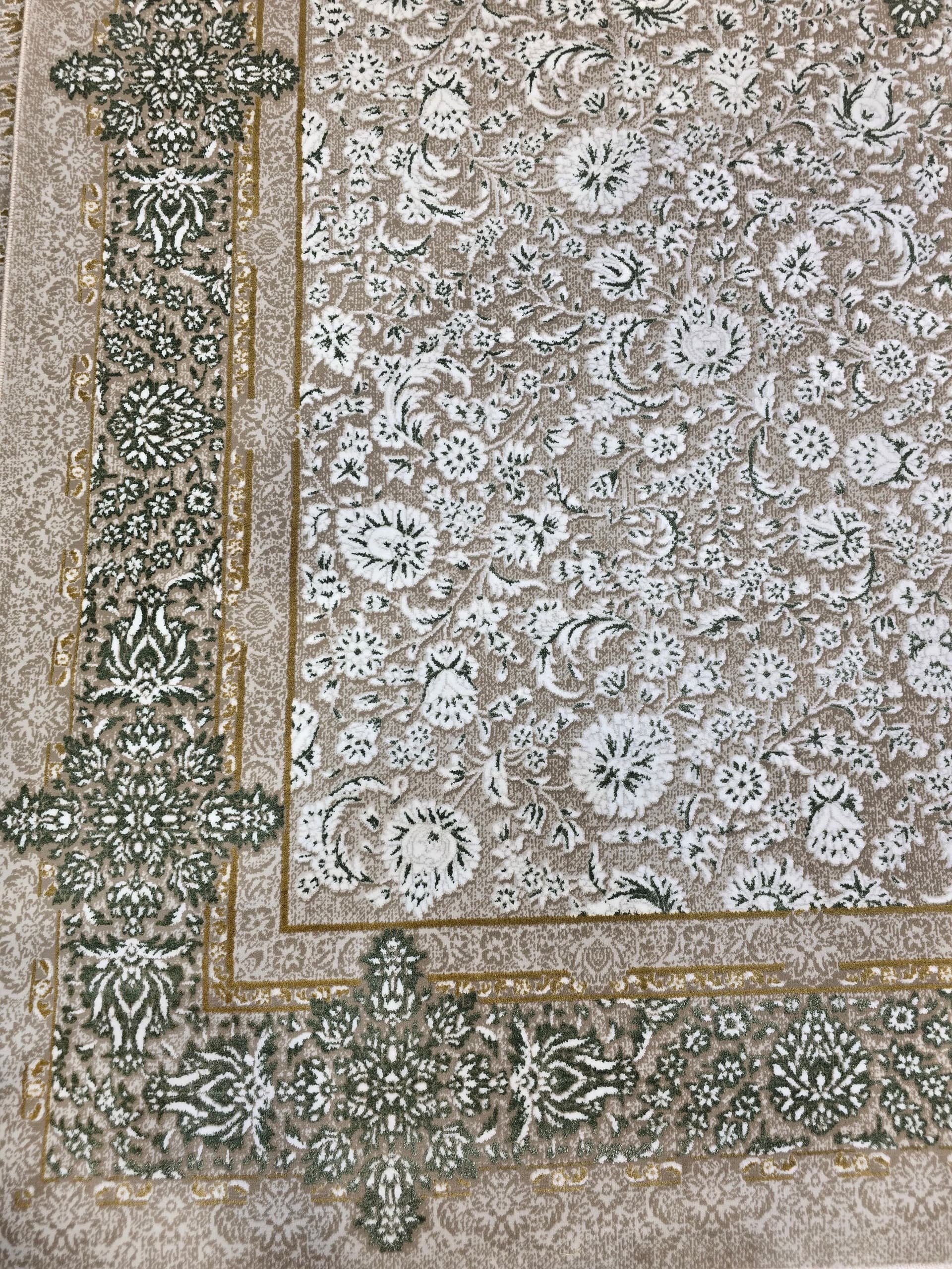 تصویر فرش ماشینی 700 شانه گل برجسته طرح طرح کاشان کد 71217-ng — نمای 1