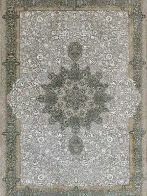 فرش ماشینی 700 شانه گل برجسته طرح طرح کاشان کد 71217-ng