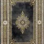 فرش ماشینی 700 شانه طرح مدرن - فرش 700 شانه طرح مدرن رنگ طوسی - تصویر شماره 5